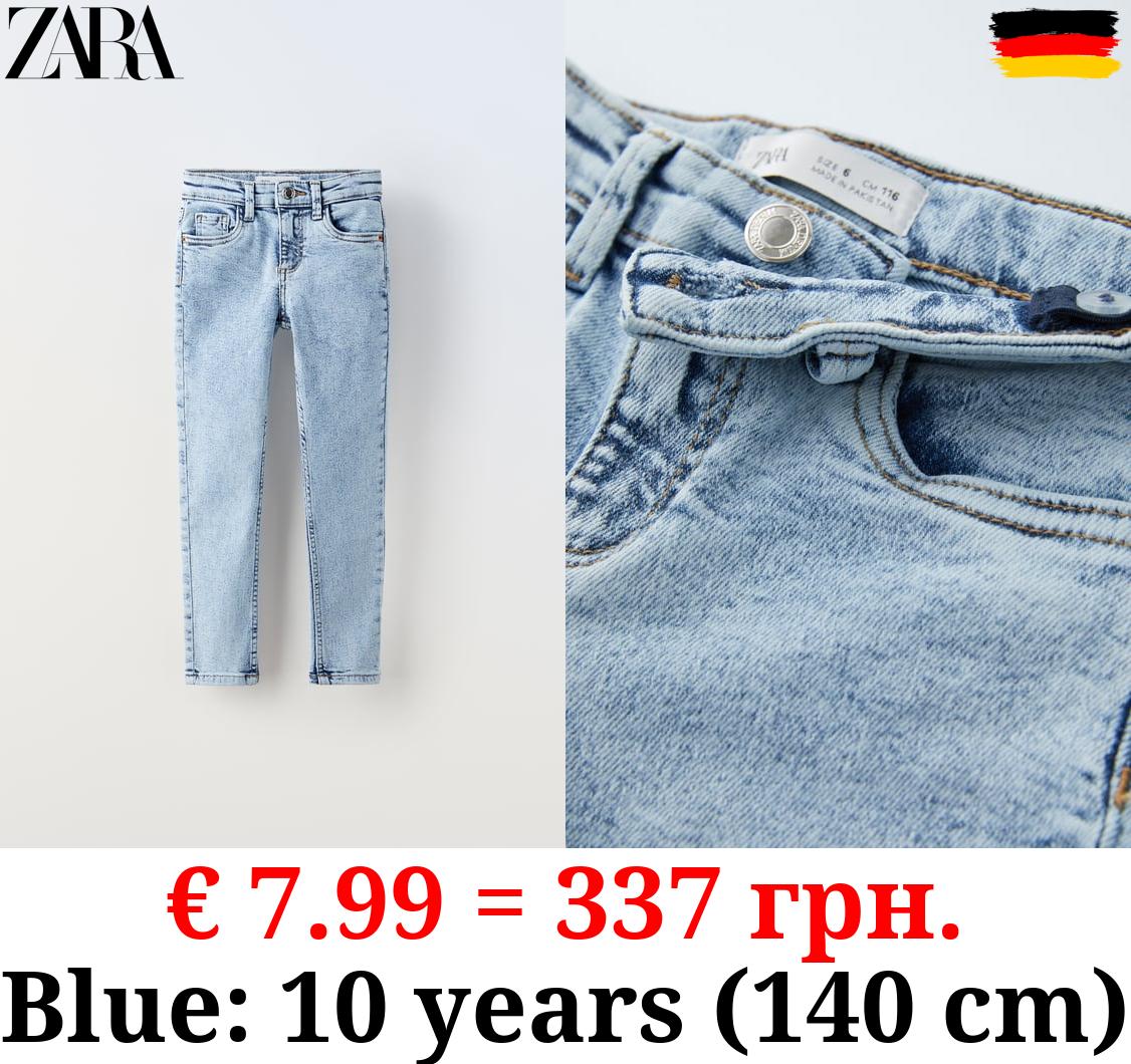 ACID WASH SKINNY JEANS