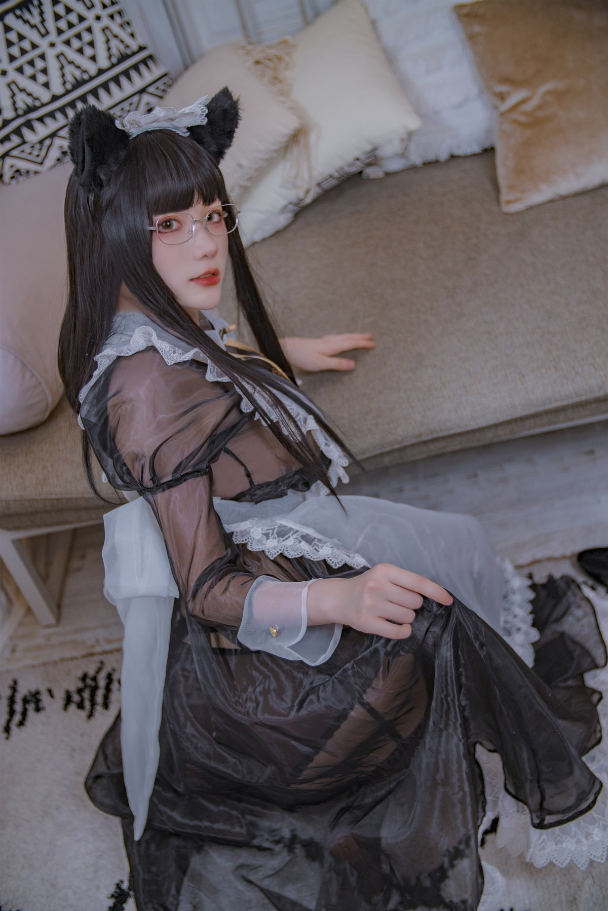 Cosplay 起司块wii写真 会长是女仆大人 11