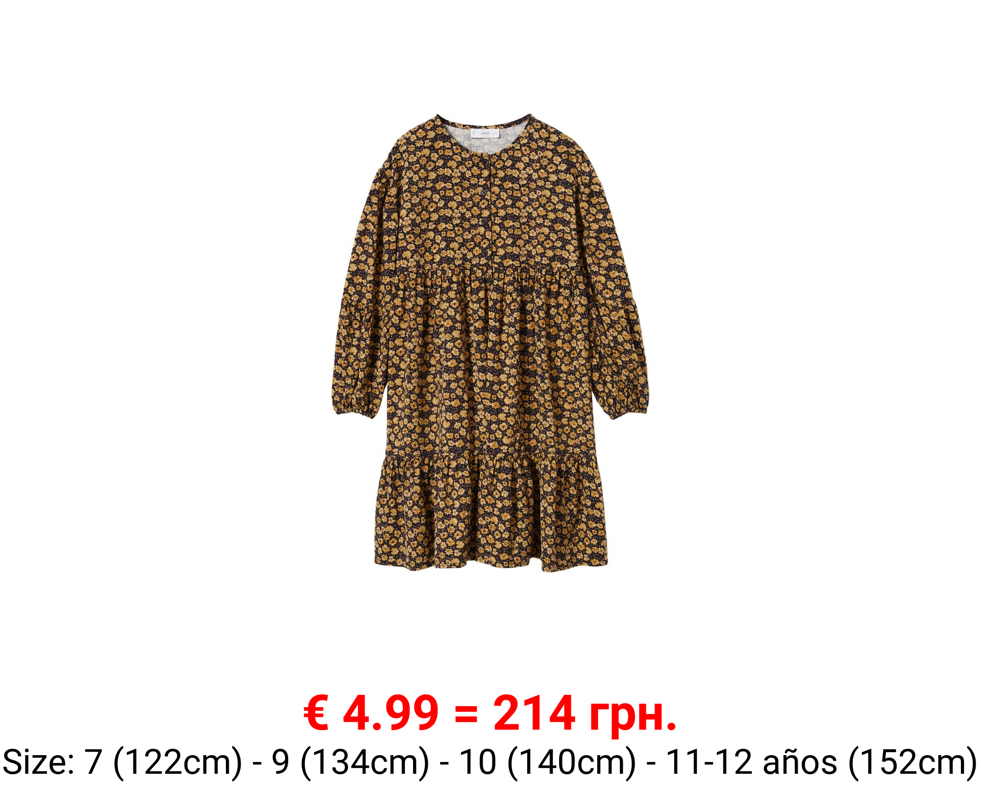 Vestido estampado flores