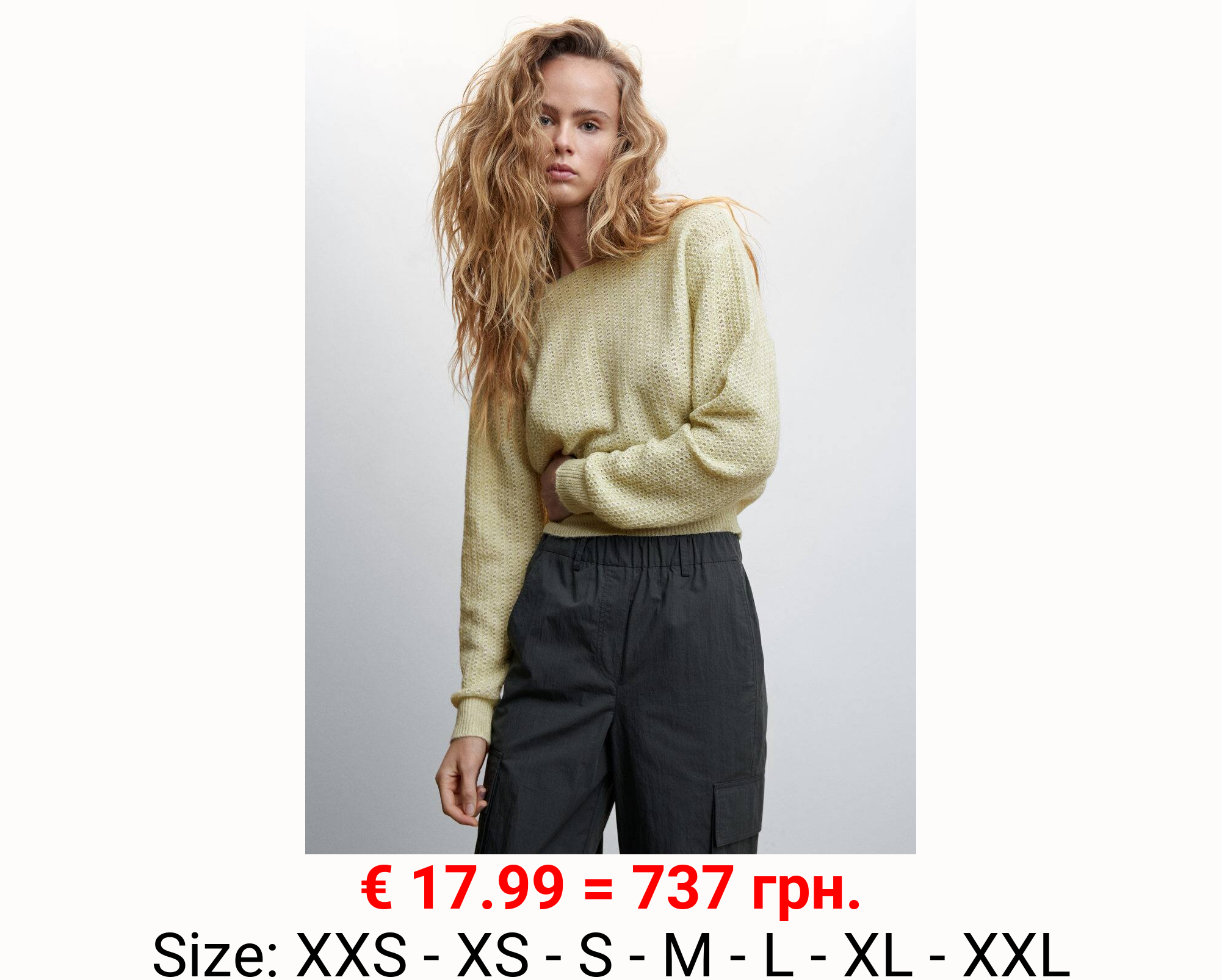 Jersey crop cuello barco