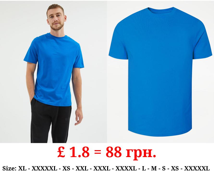 Blue Crew Neck T-Shirt