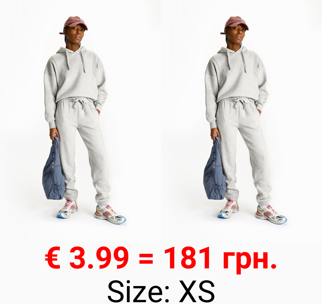 Tracksuit bottoms with textured taping