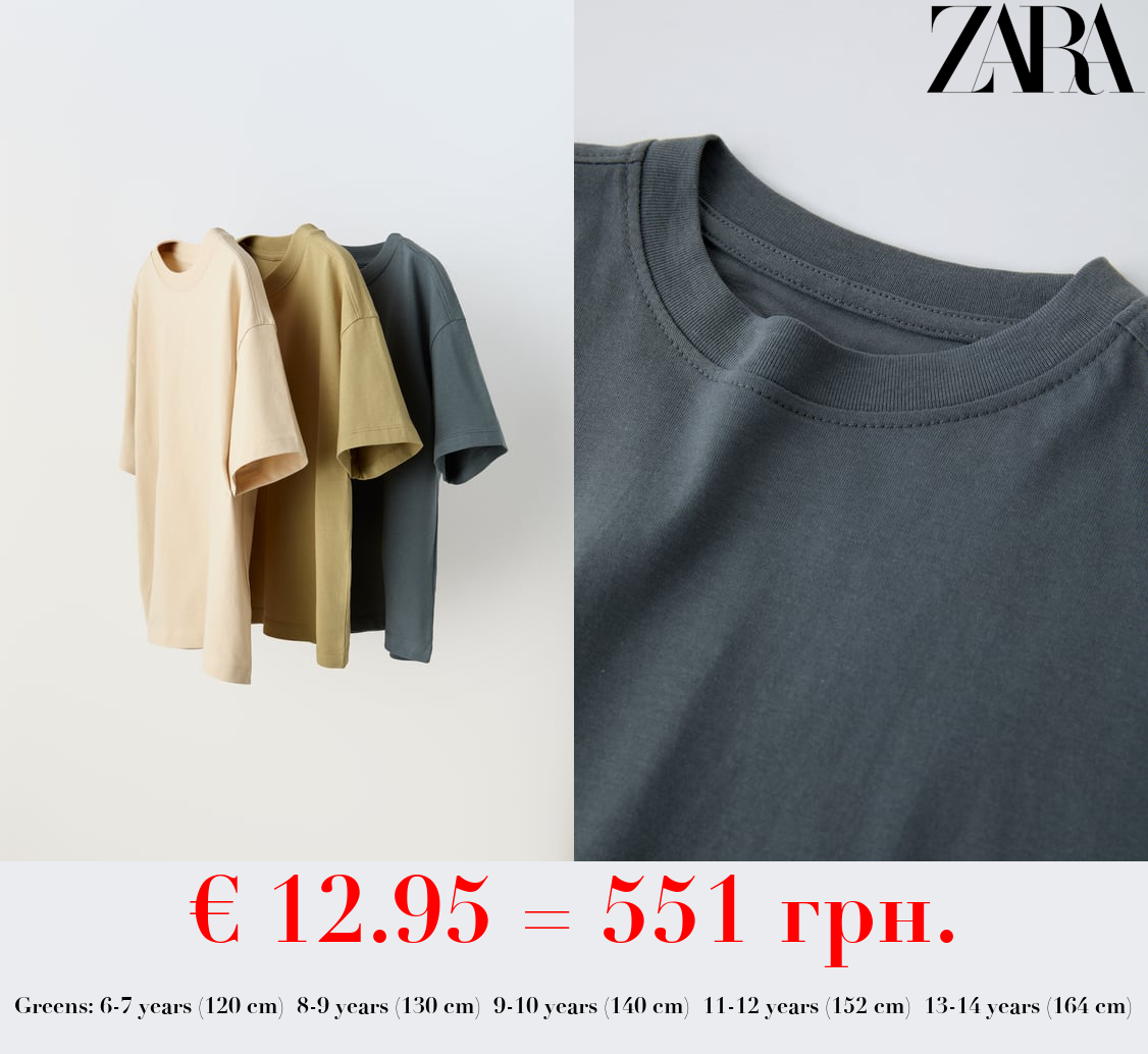 3-PACK OF PLAIN T-SHIRTS