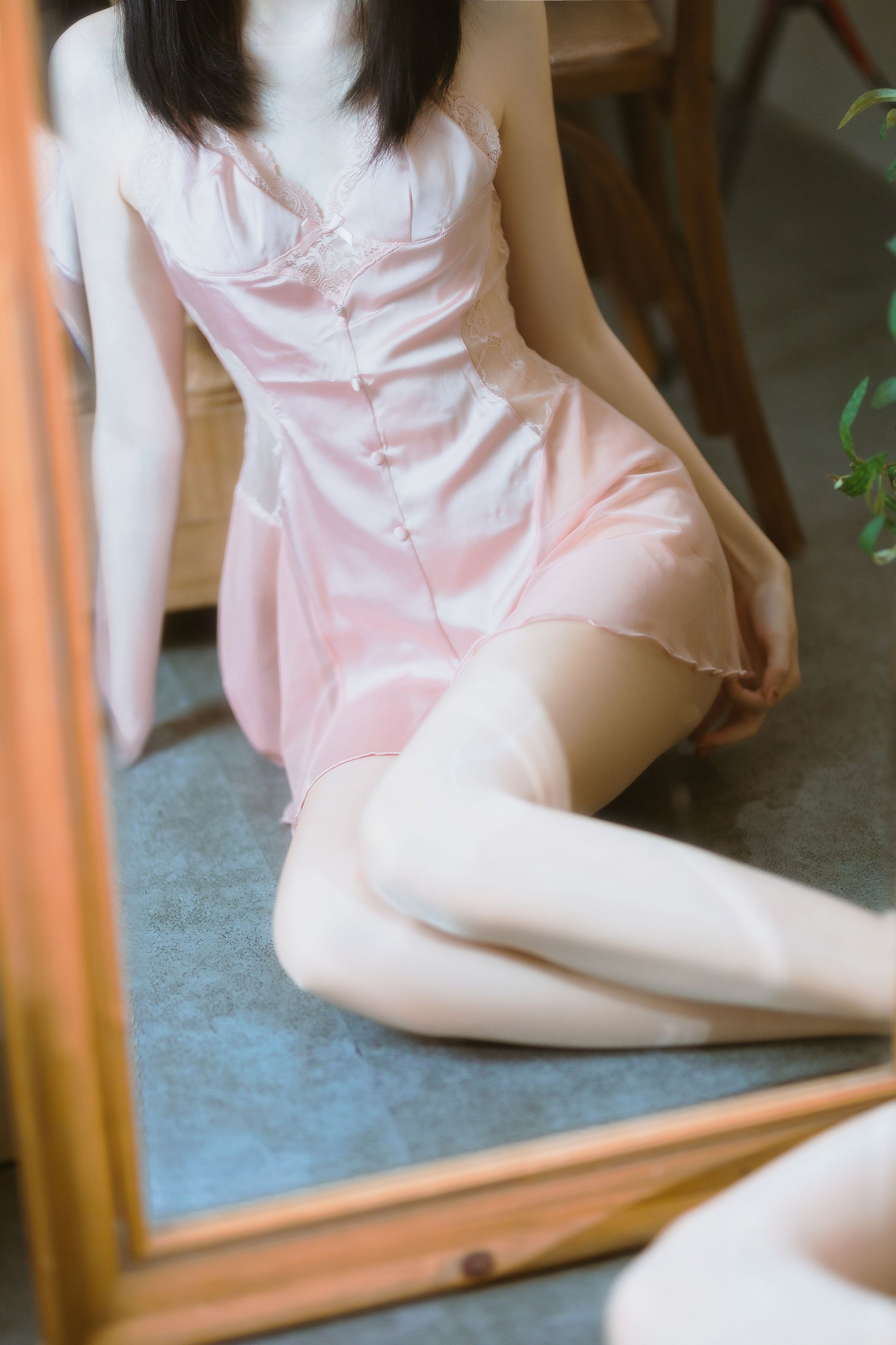 许岚LAN 半透粉纱 28