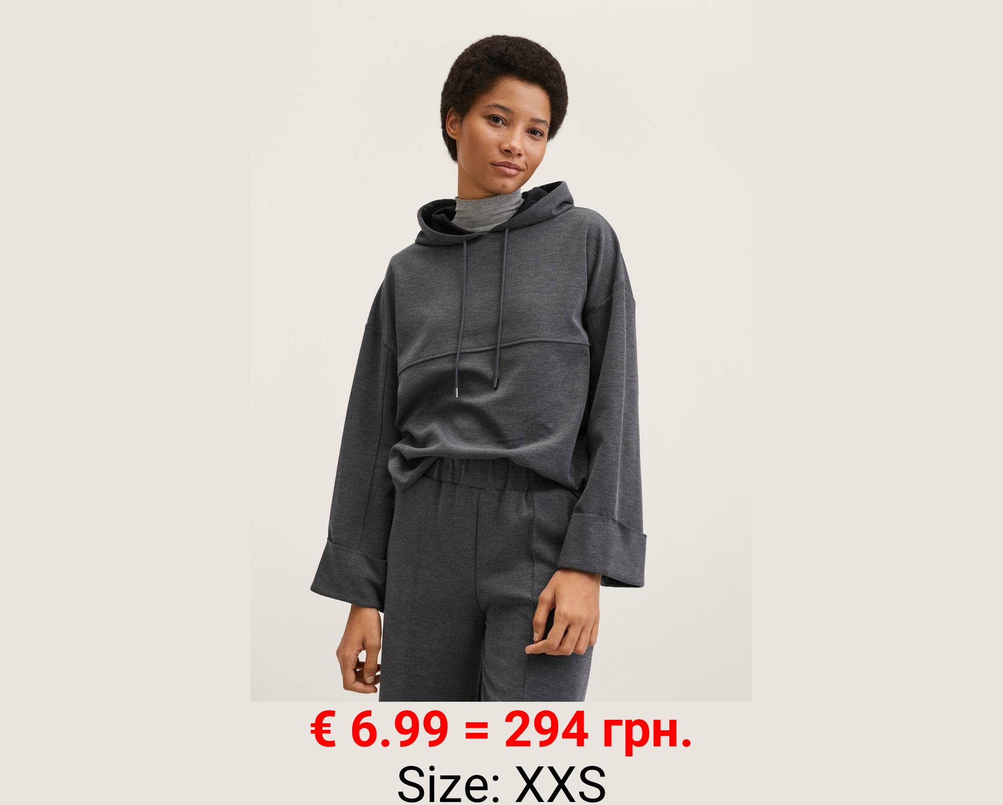 Sudadera oversize capucha