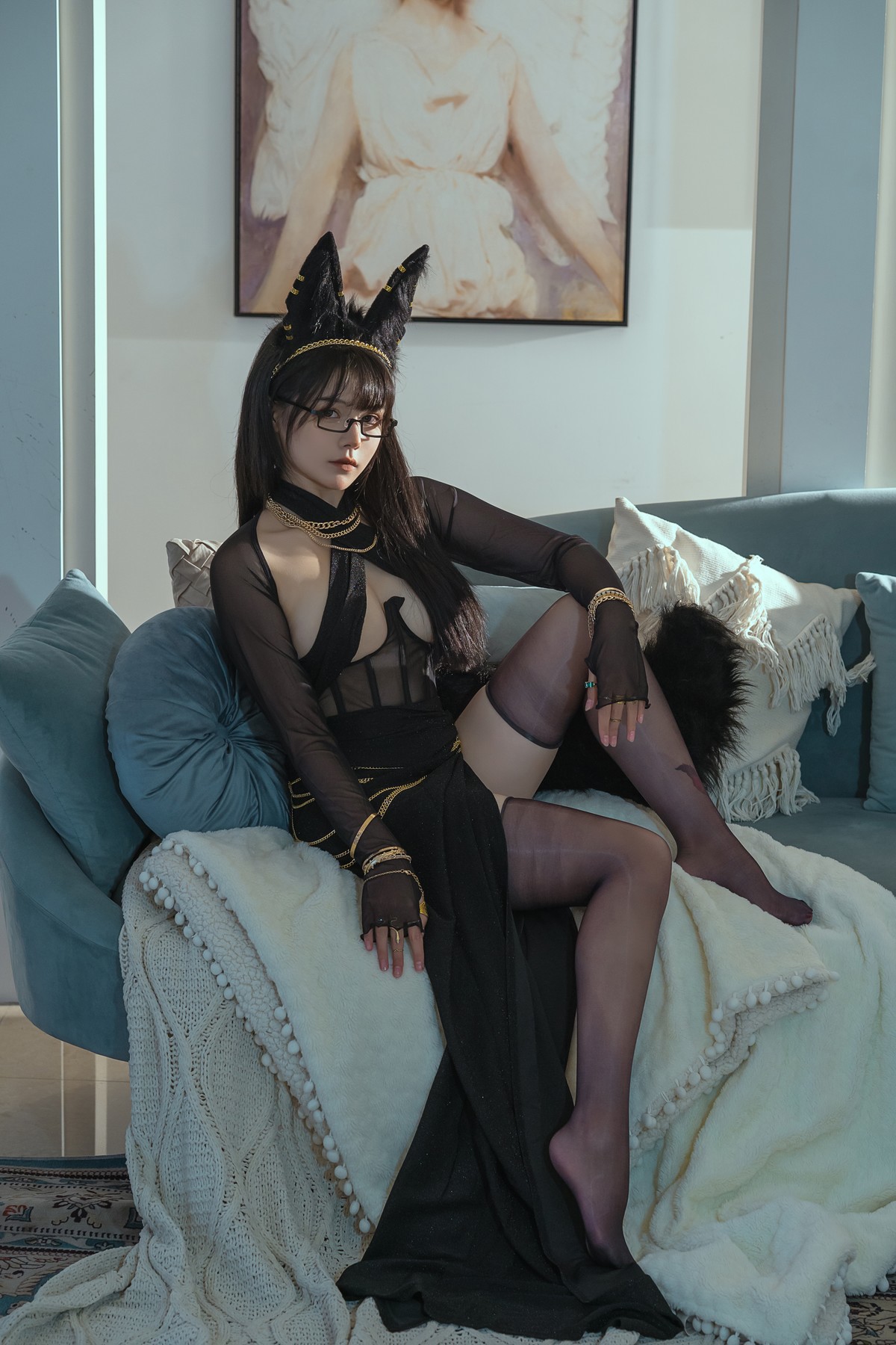Cosplay 七月喵子 幻想兽娘集日食 帕尼卡多拉 12