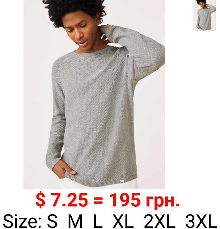 Free Assembly Men's Raglan Sweater