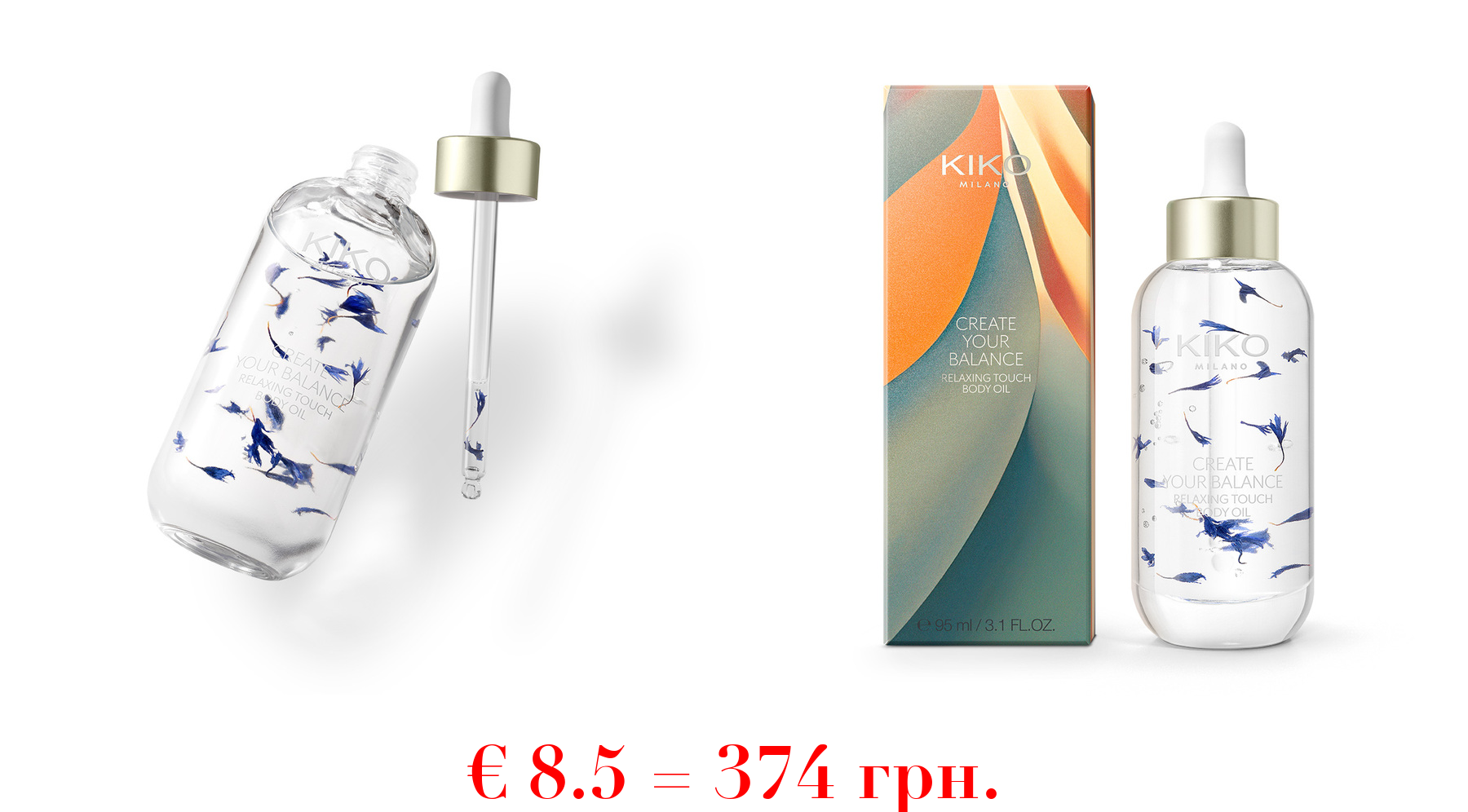 create your balance relaxing touch body oil