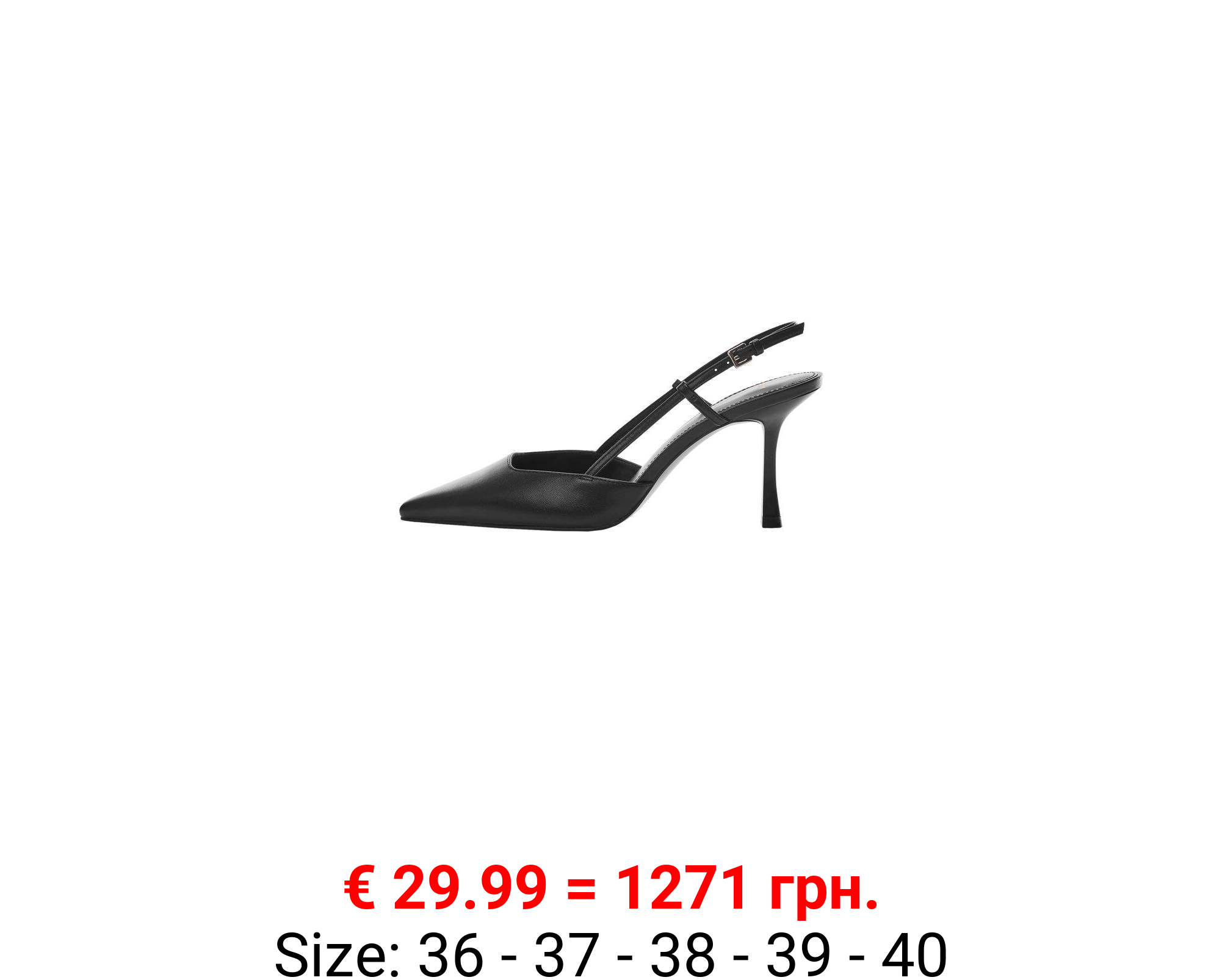 Zapato piel destalonado