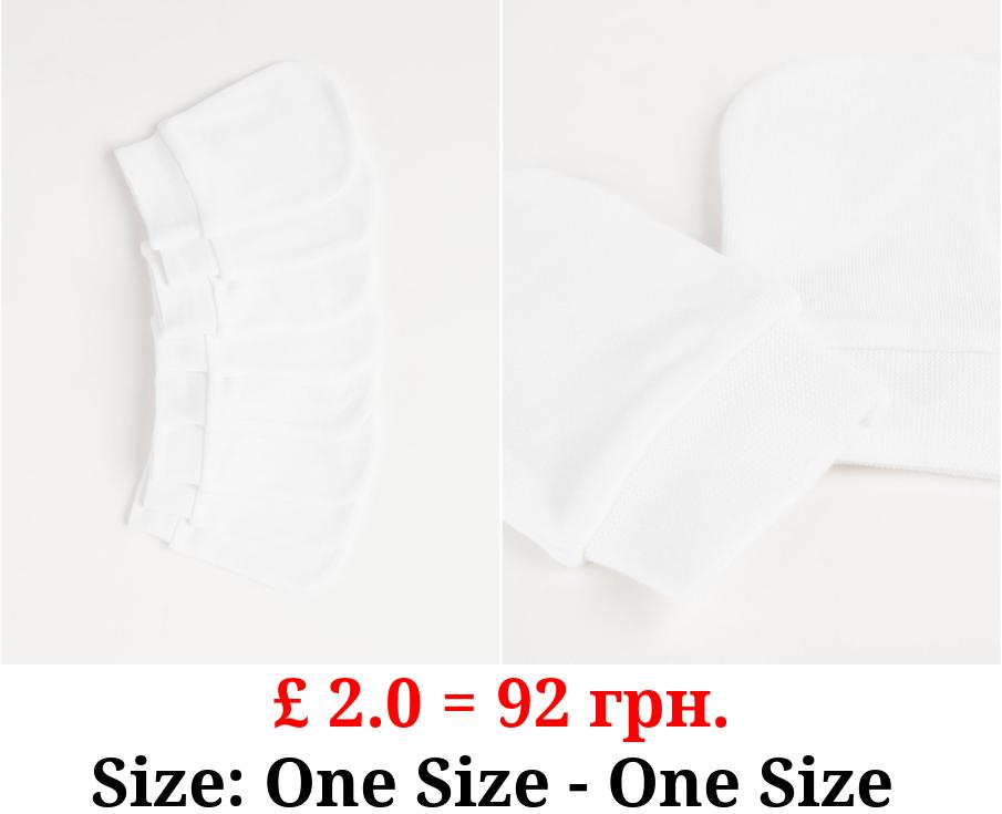 White Baby Mittens 4 Pack