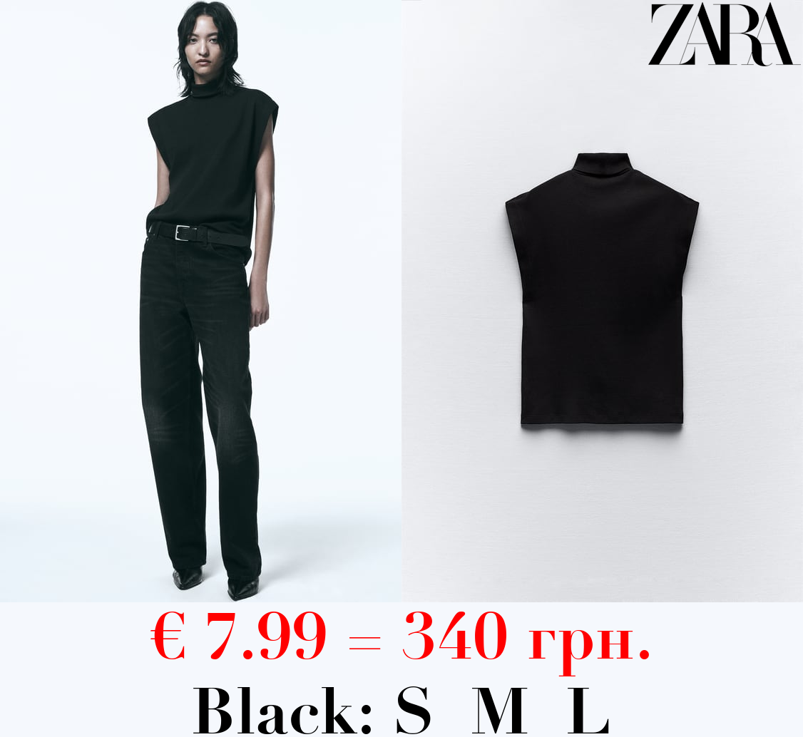 RIBBED COTTON T-SHIRT