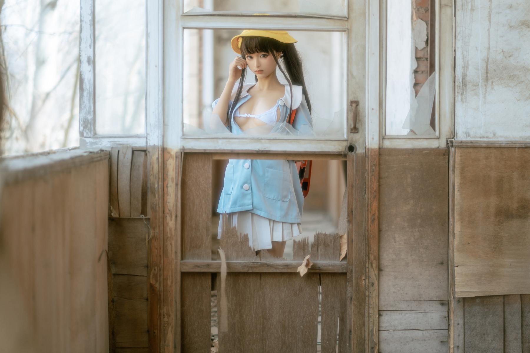 Cosplay 蠢沫沫 Chunmomo 小黄帽 绅士版 Set.01 23