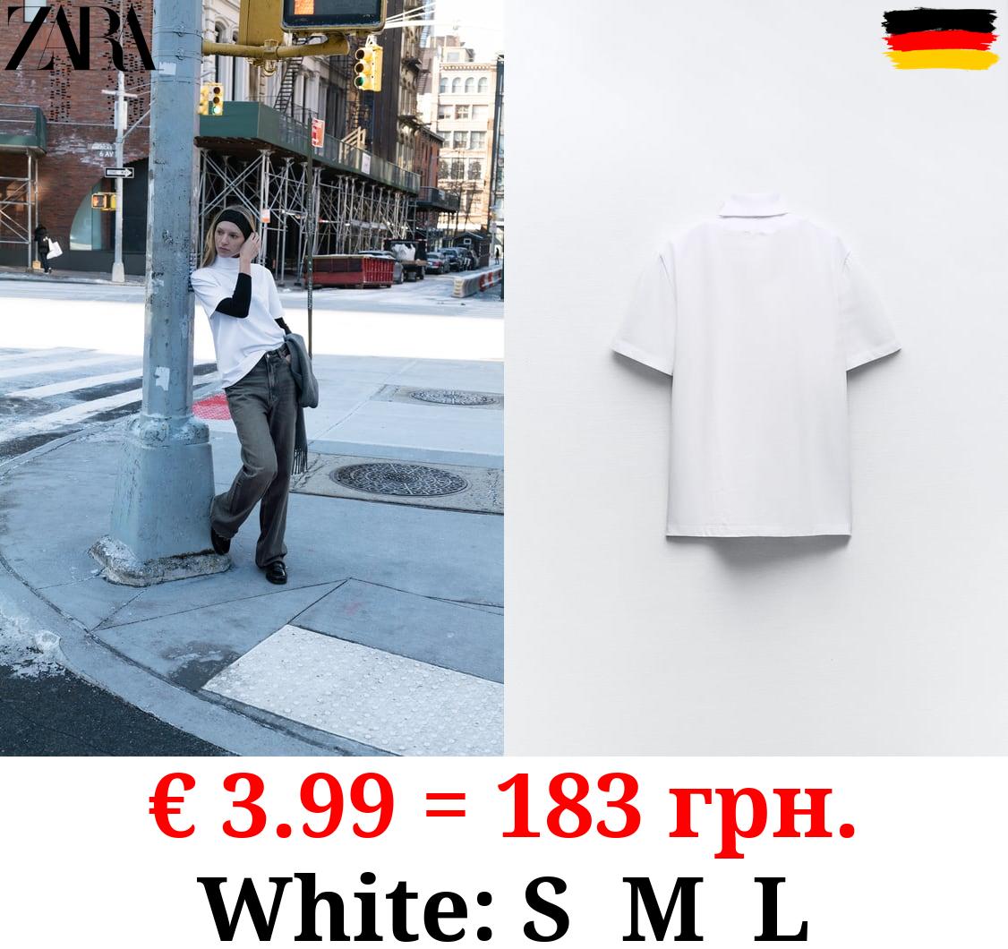 HEAVY COTTON TURTLENECK TOP