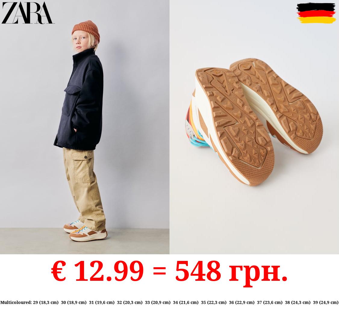 MULTI-PIECE HIGH TOP SNEAKERS