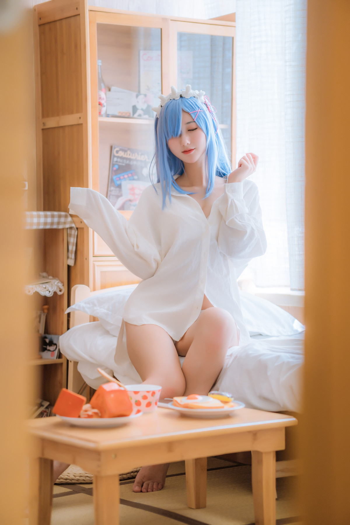 Cosplay 羽生三未图集 蕾姆 23
