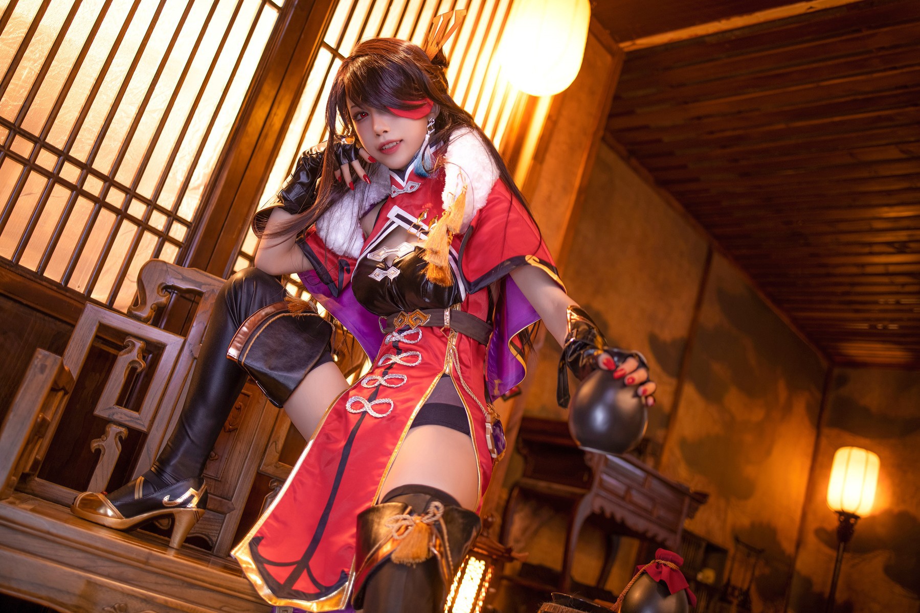 Cosplay 水淼Aqua 北斗原造型 7