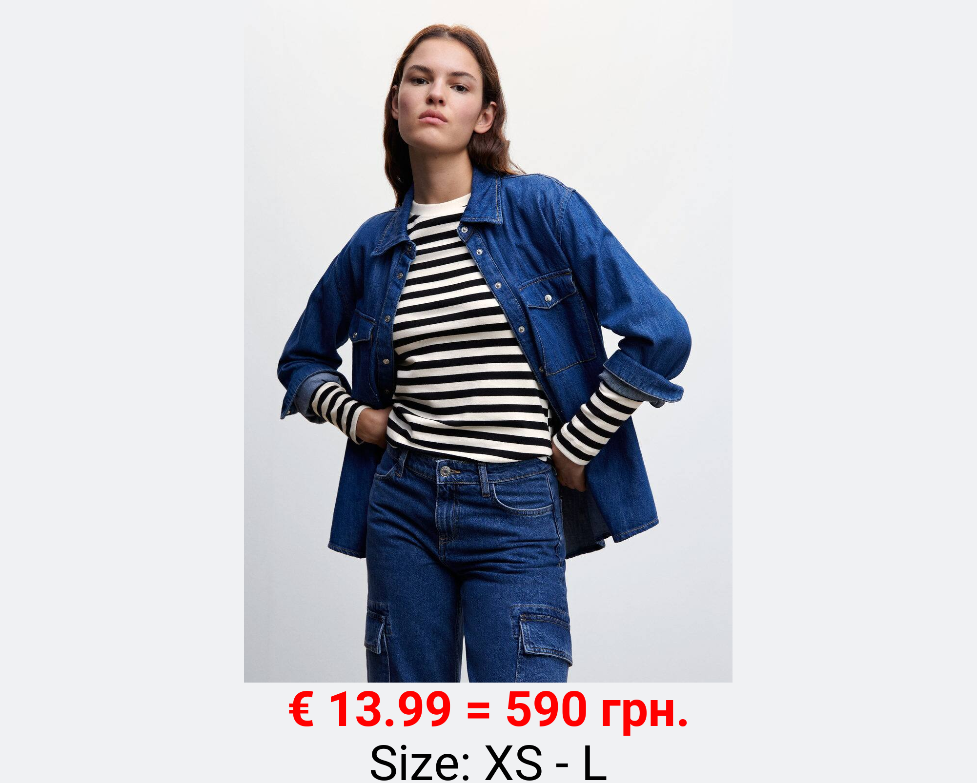 Camiseta algodón cuello redondo