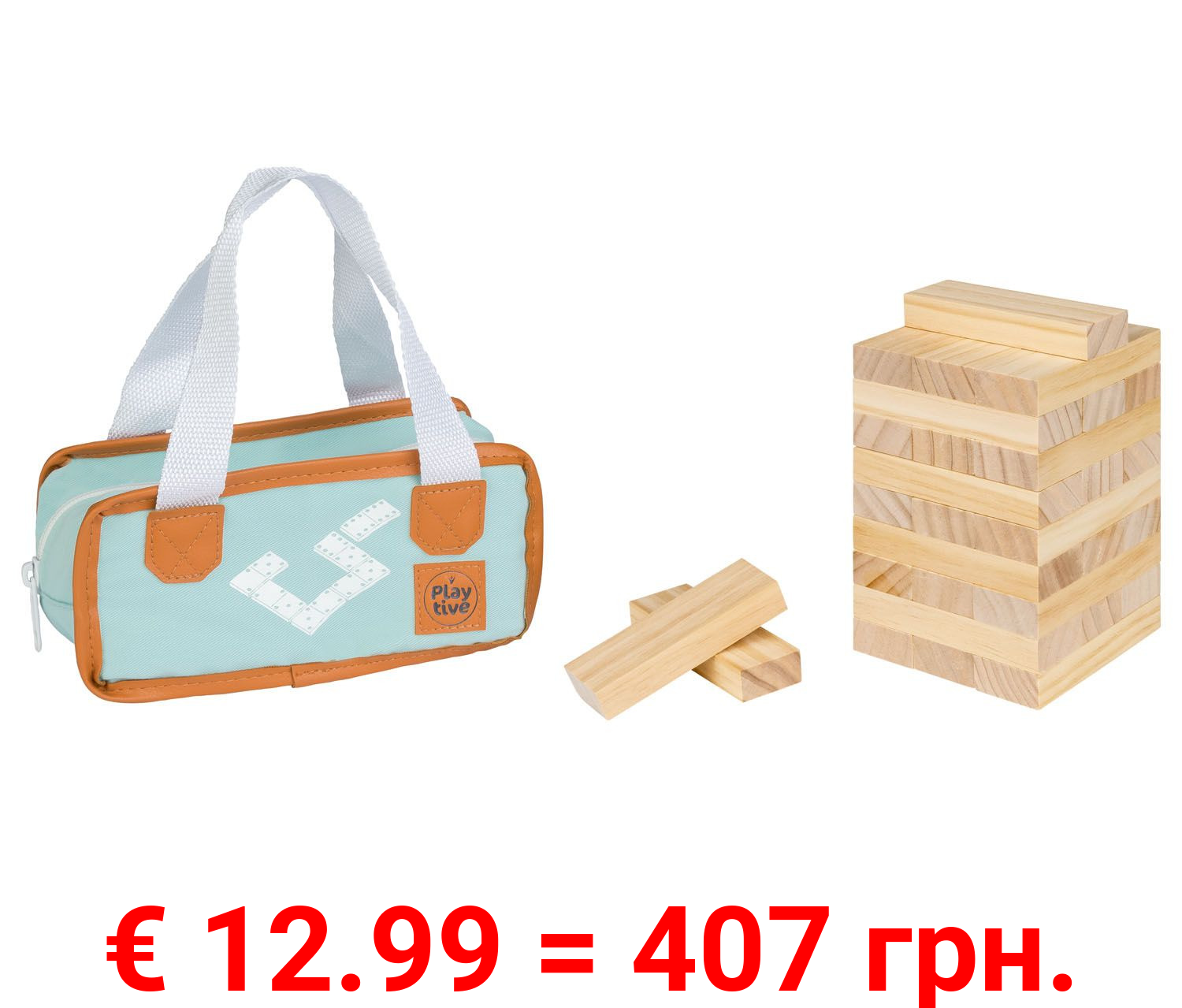 PLAYTIVE® Holzspielzeug, mit Transporttasche