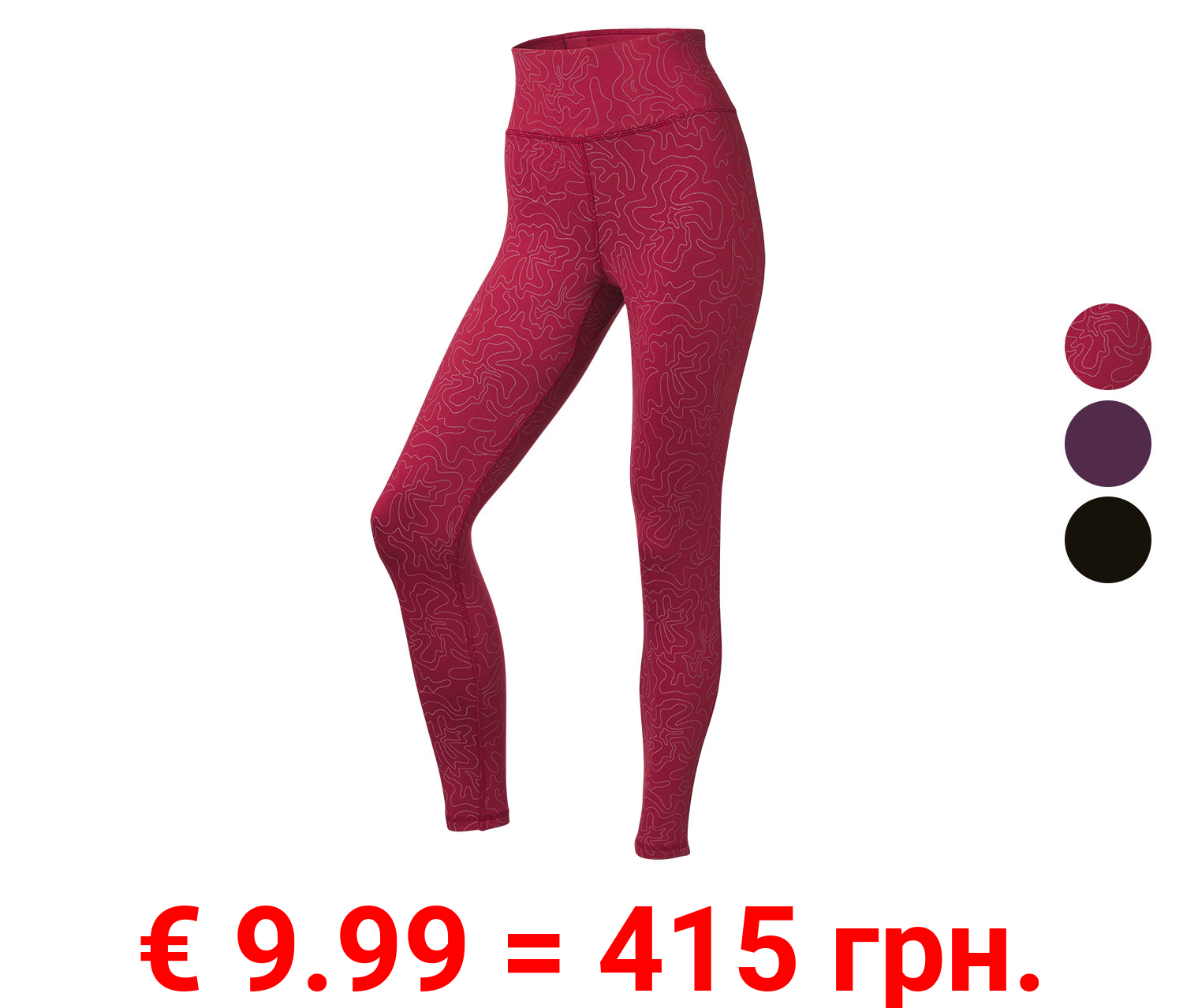 CRIVIT Damen Thermo-Funktionstights, schnelltrocknend