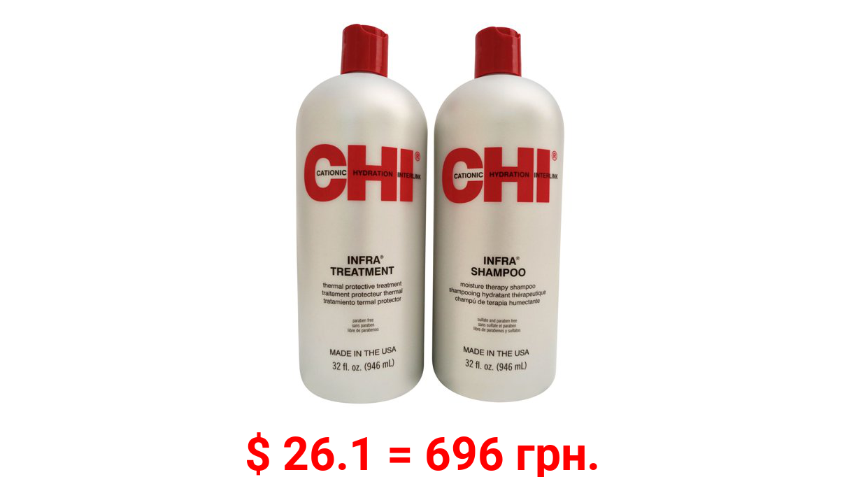 CHI Infra Duo Shampoo & Treatment Set 32 OZ