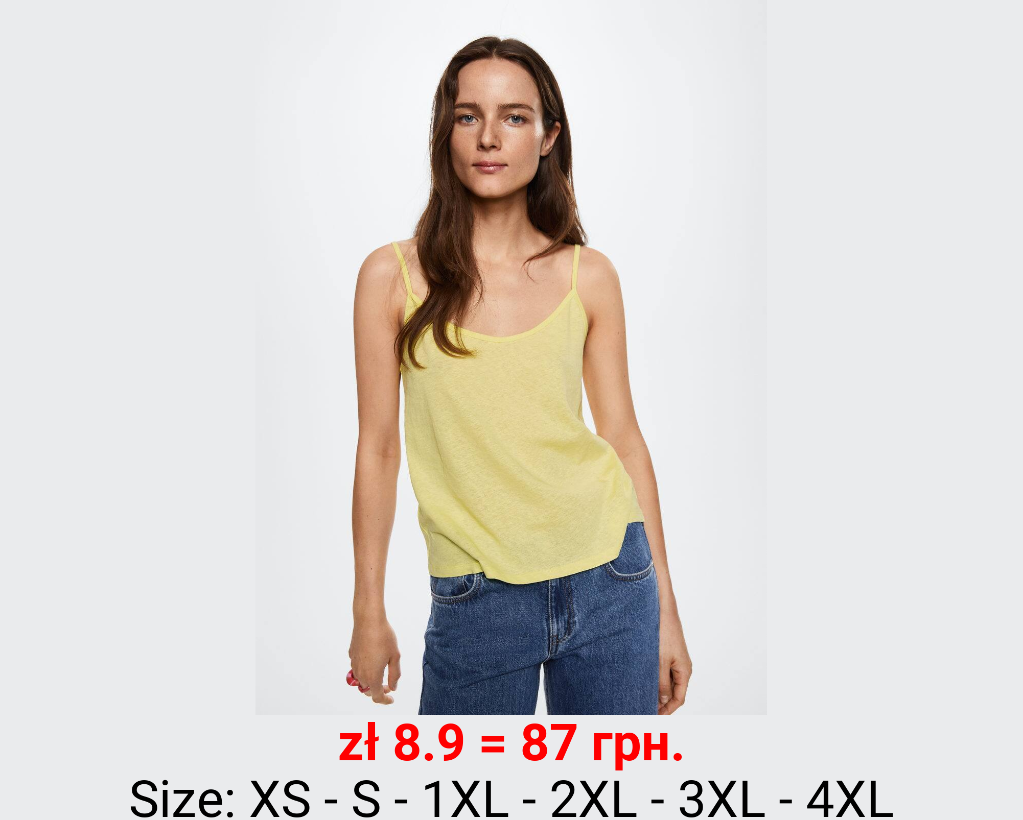 Top algodón lino