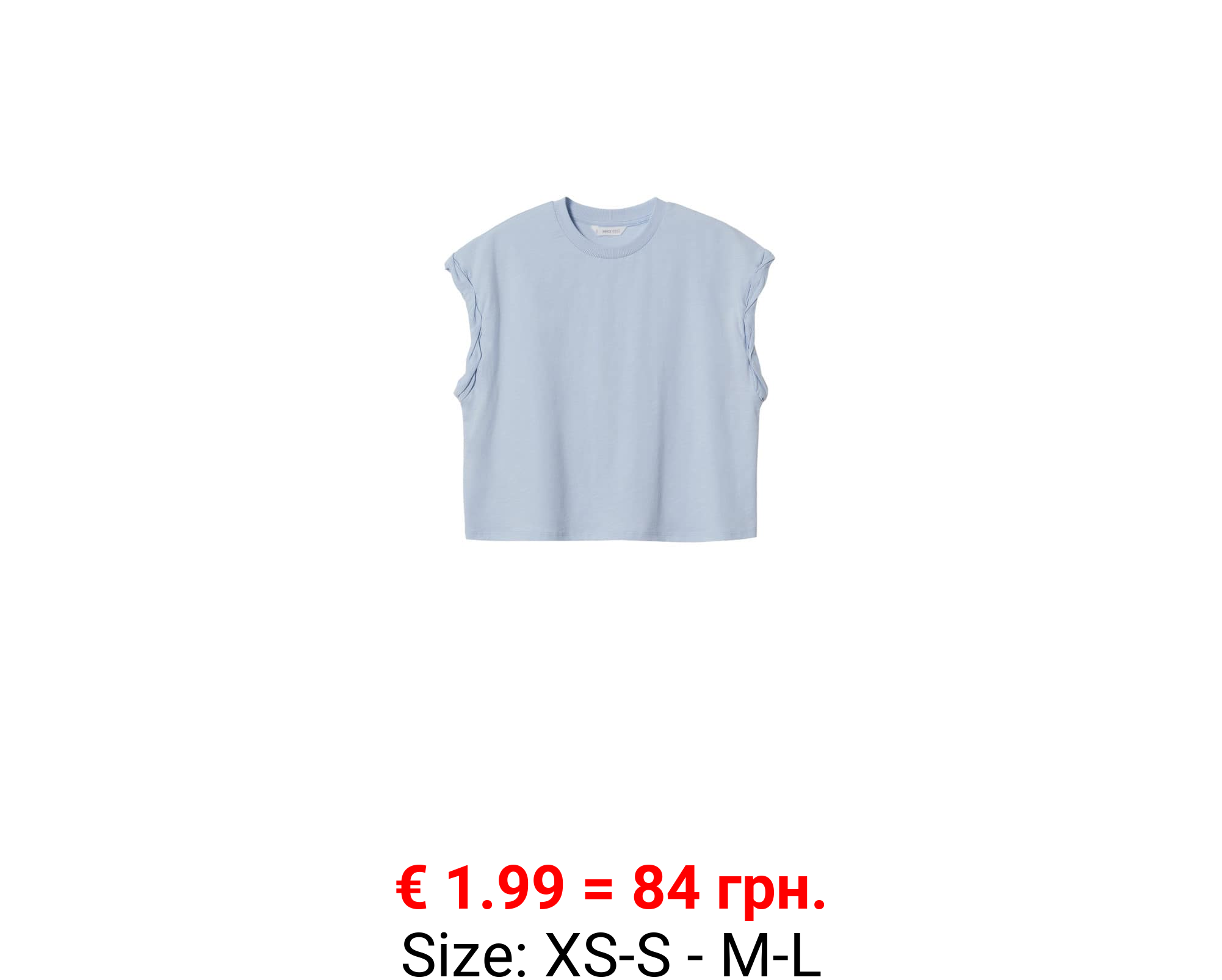 Camiseta sin mangas algodón