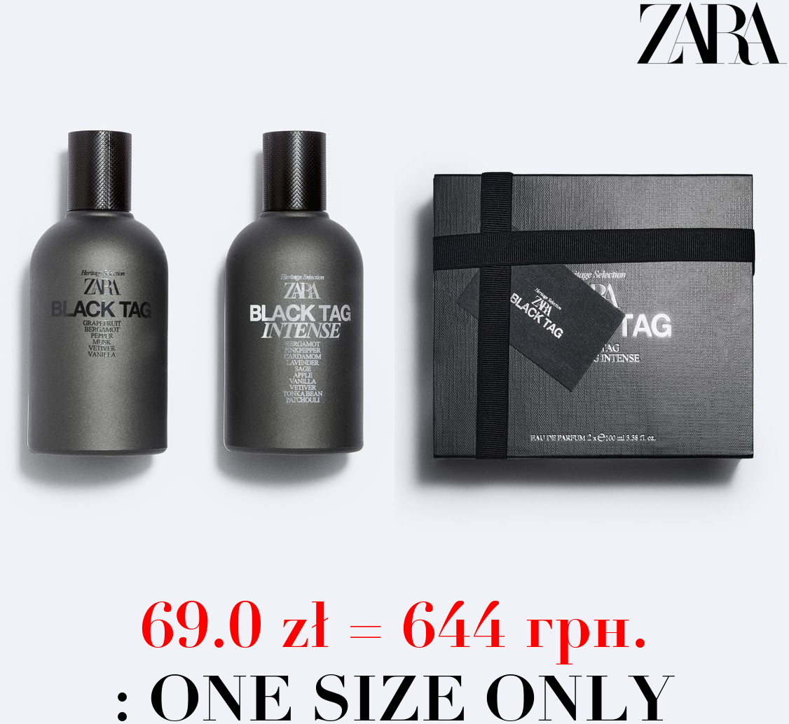 BLACK TAG + INTENSE 100ML / 3.38 oz
