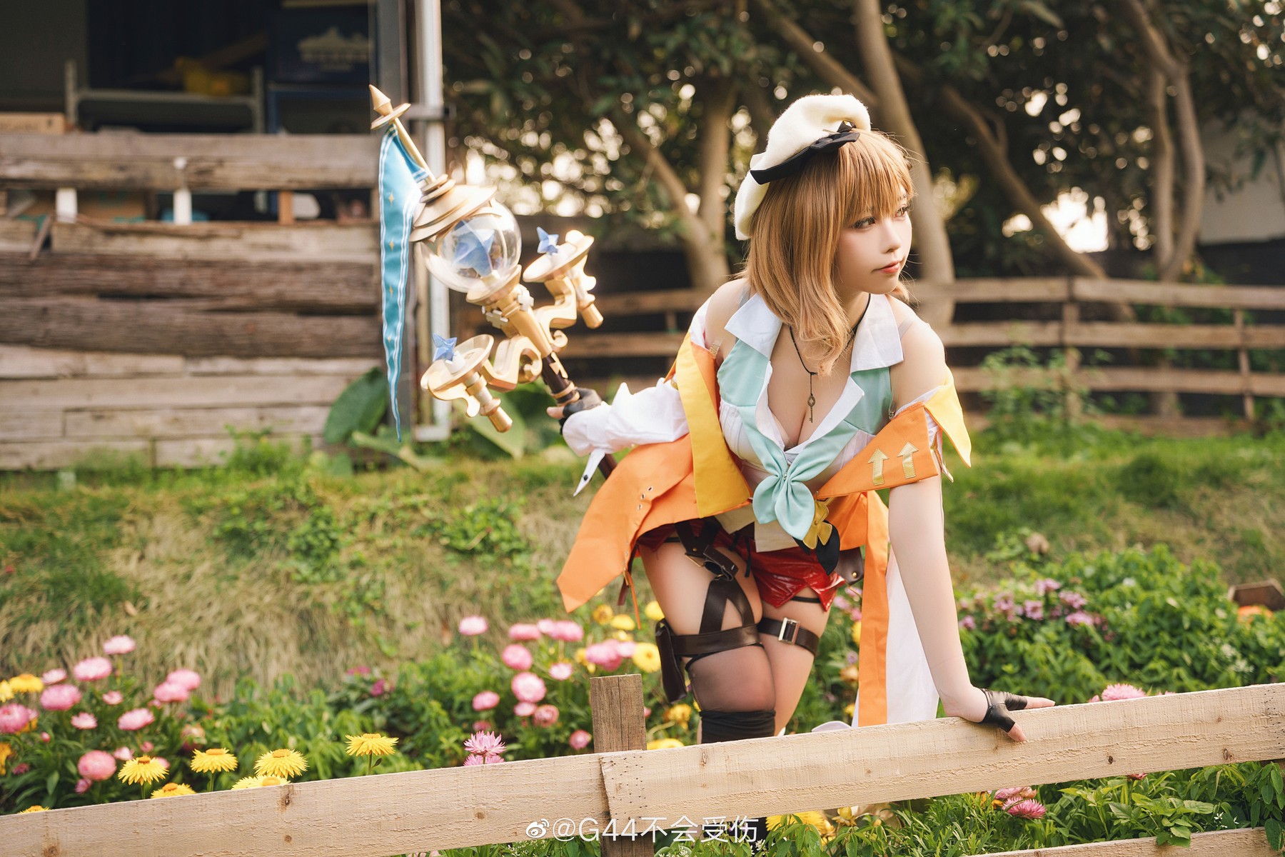 Cosplay G44不会受伤 雅努斯 & ライザリン・シュタウト 33