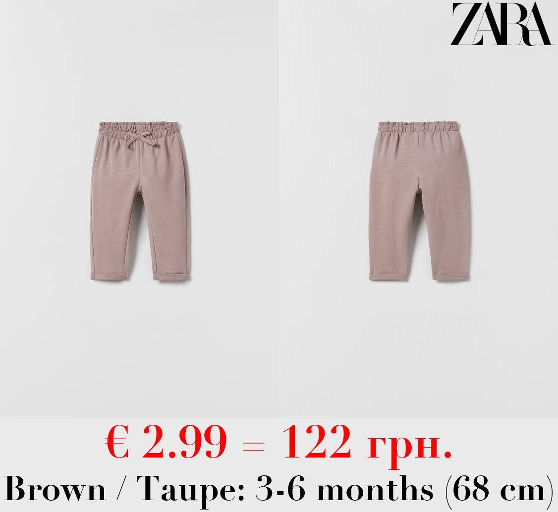 BOHO-STYLE TROUSERS WITH BOW