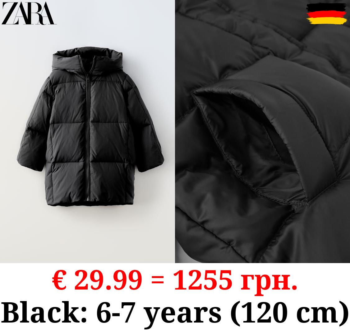 LONG FEATHER AND DOWN JACKET