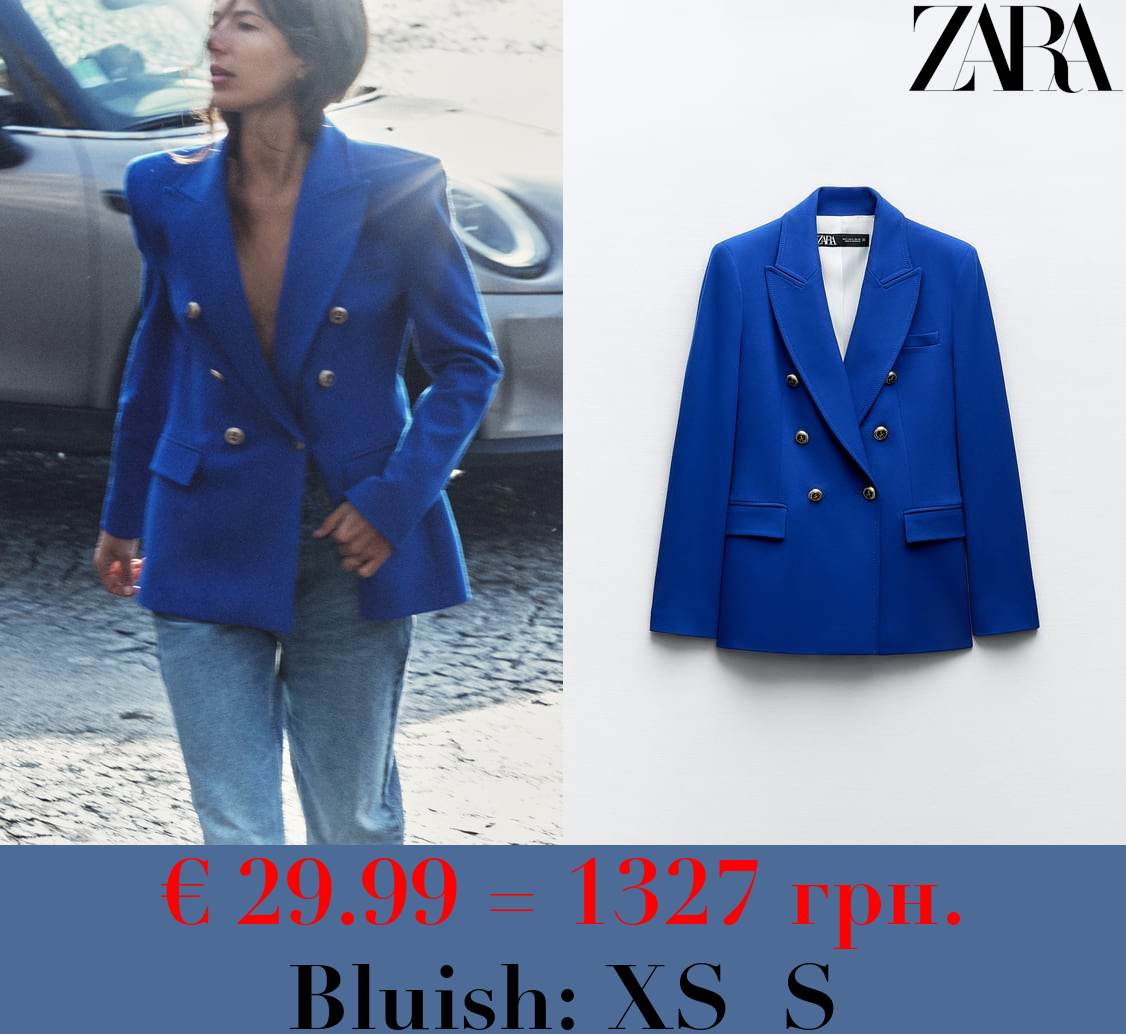 TAILORED DOUBLE-BREASTED BLAZER