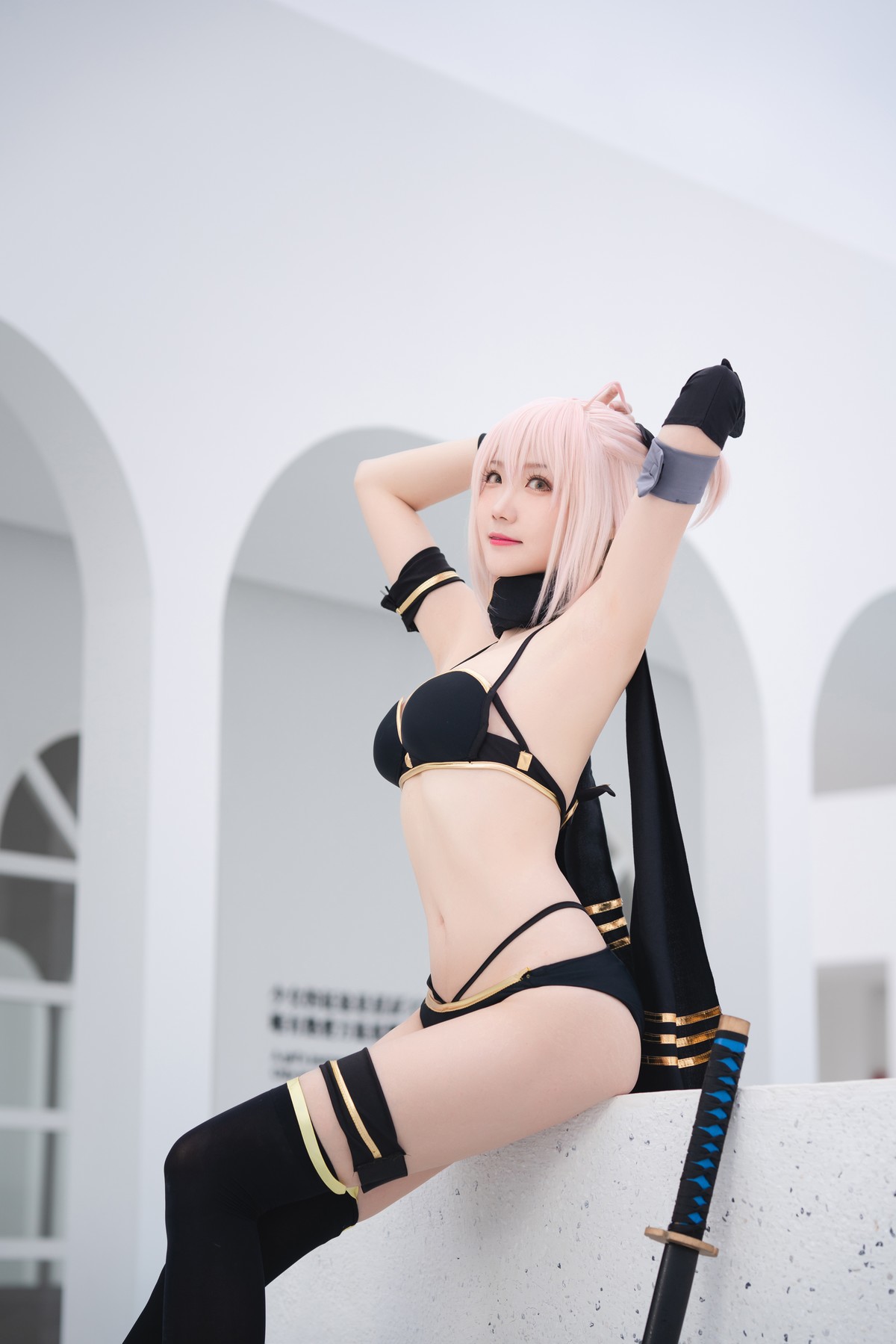 Cosplay 瓜希酱 总司 水着 14