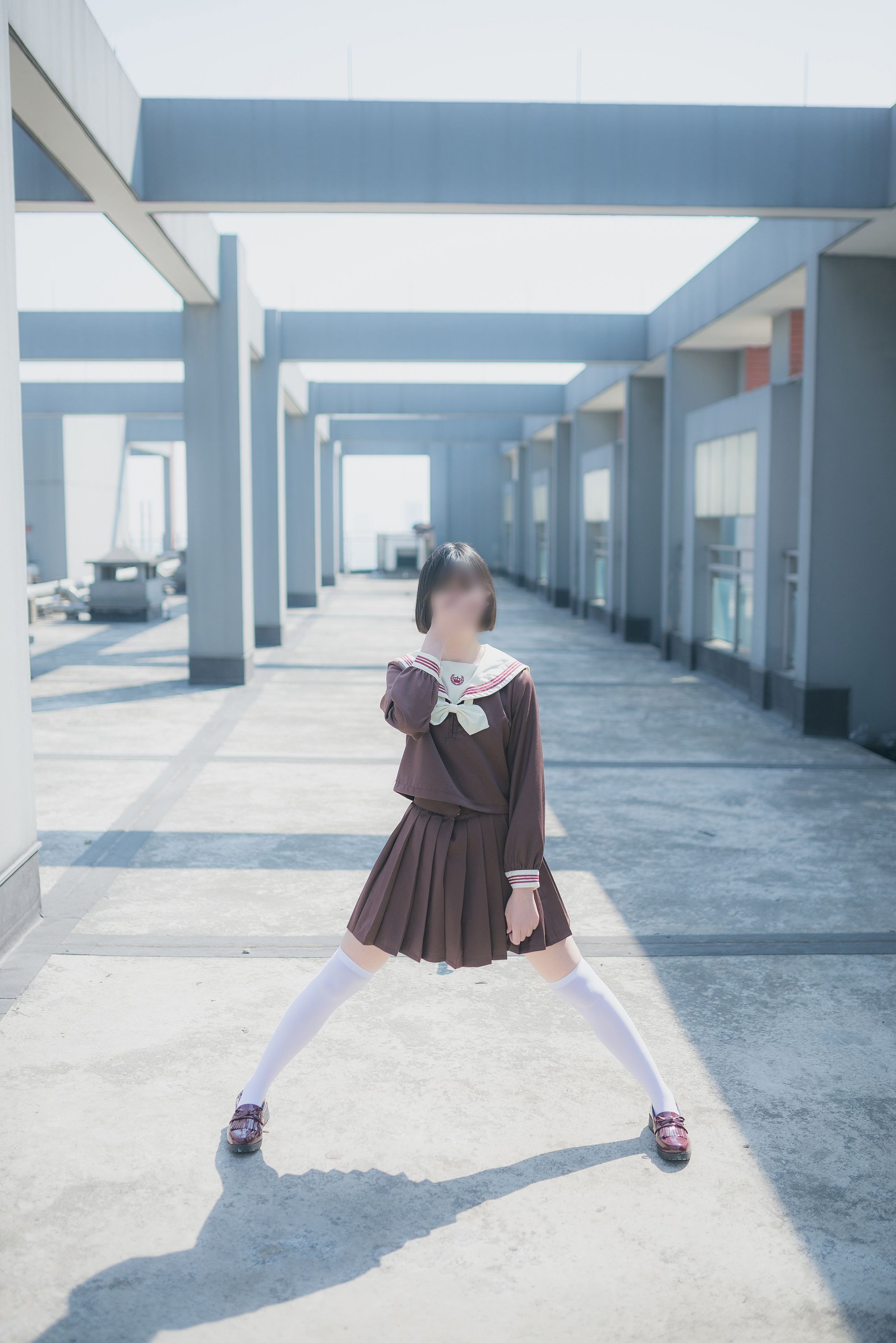 柚木-第05季 天台JK漏出 16.3.28[54P] 2