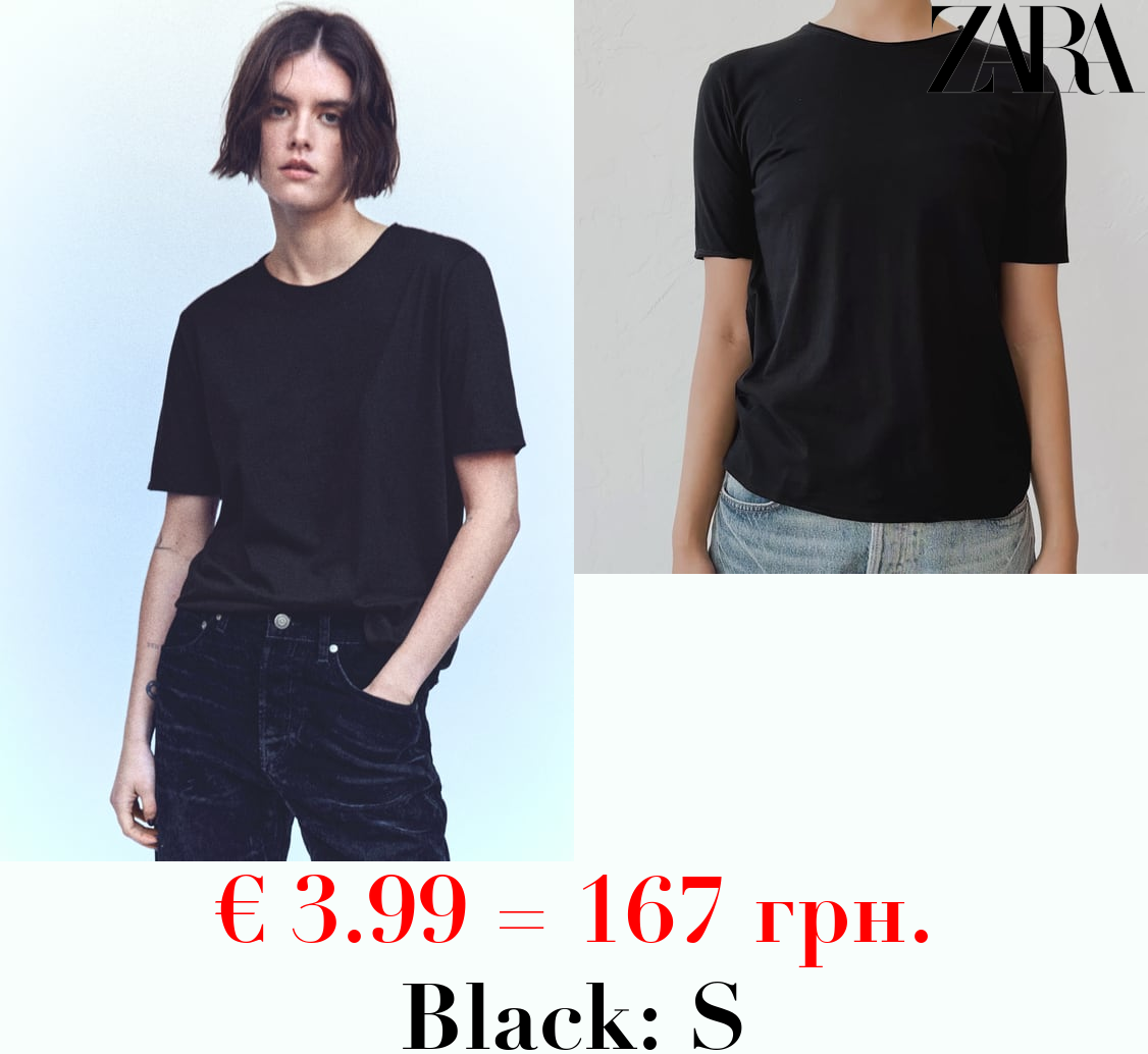 FADED COTTON T-SHIRT