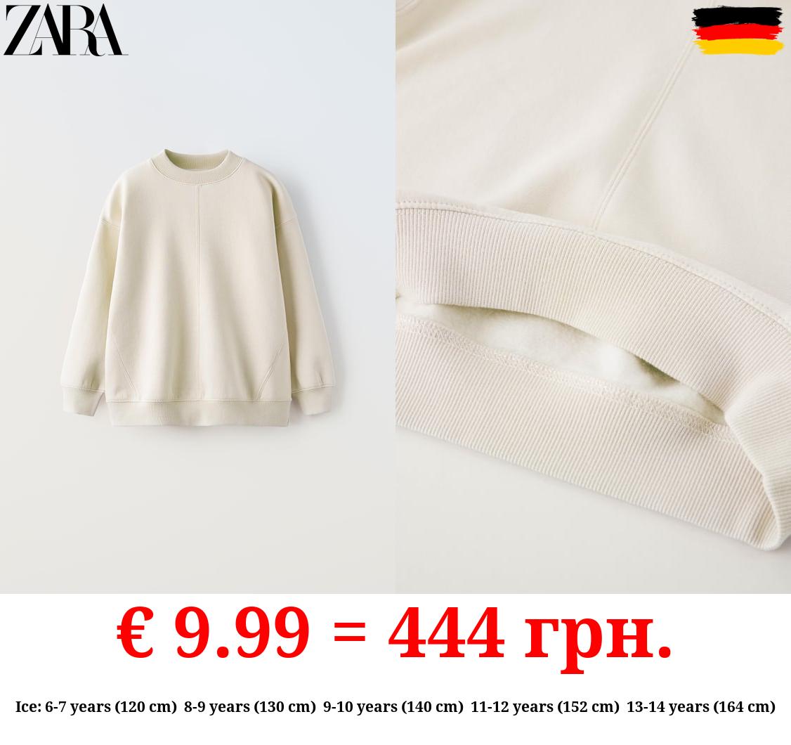 BASIC PLUSH SWEATSHIRT