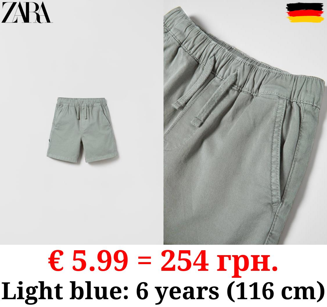 GARMENT-DYED BERMUDA SHORTS