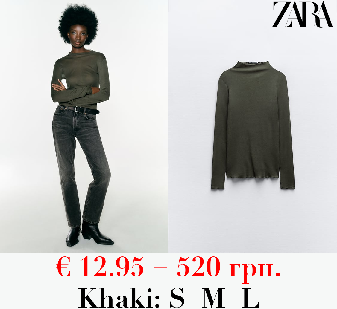 CREPE COTTON T-SHIRT