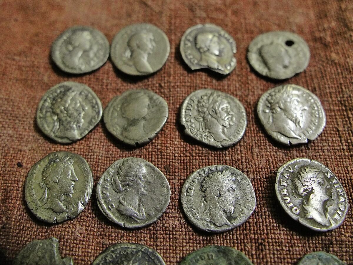 Римский динарий серебро