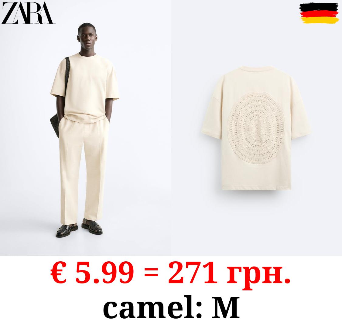 CROCHET T-SHIRT WITH PATCH