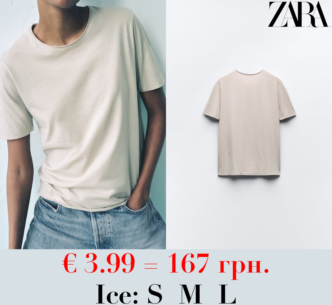 FADED COTTON T-SHIRT