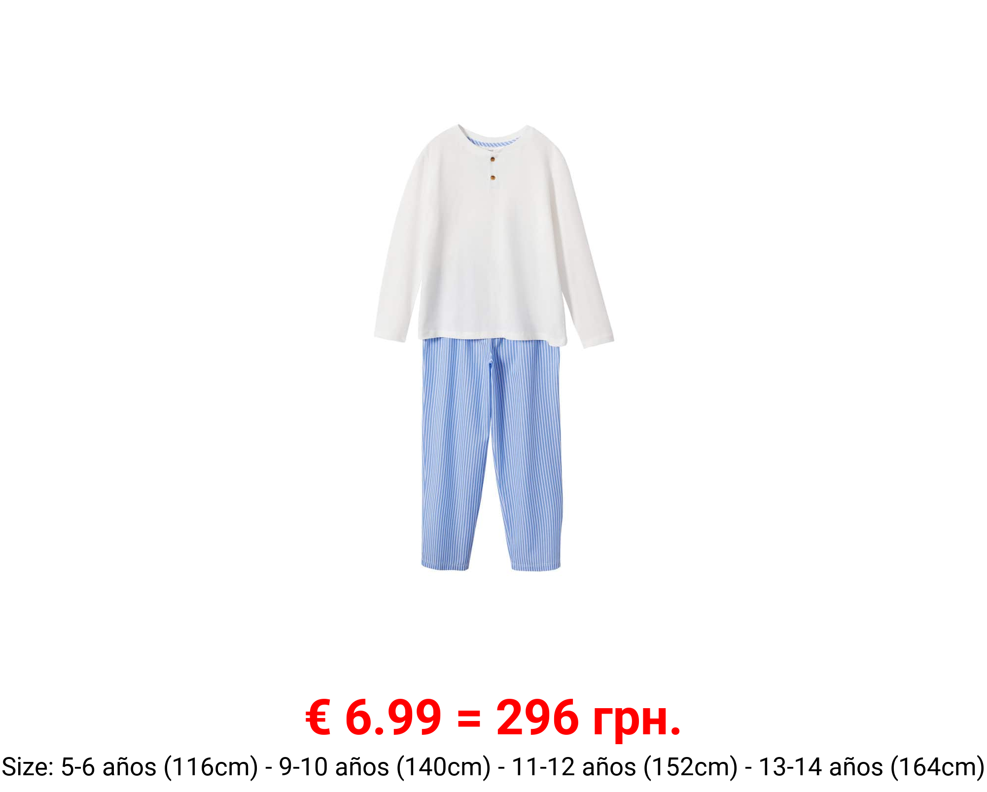 Pijama largo algodón