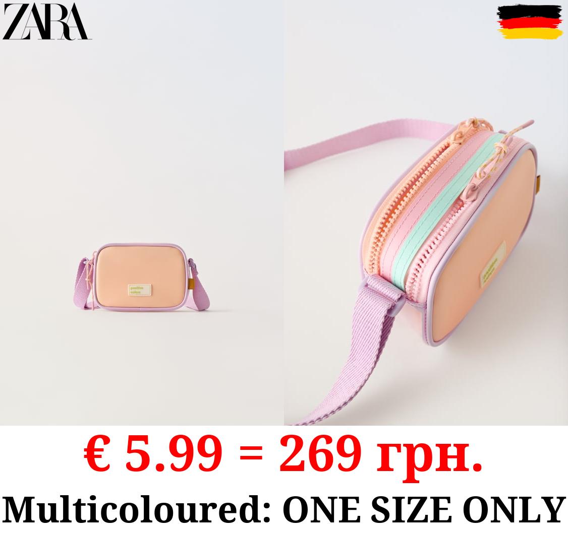 RUBBERISED PASTEL CROSSBODY BAG
