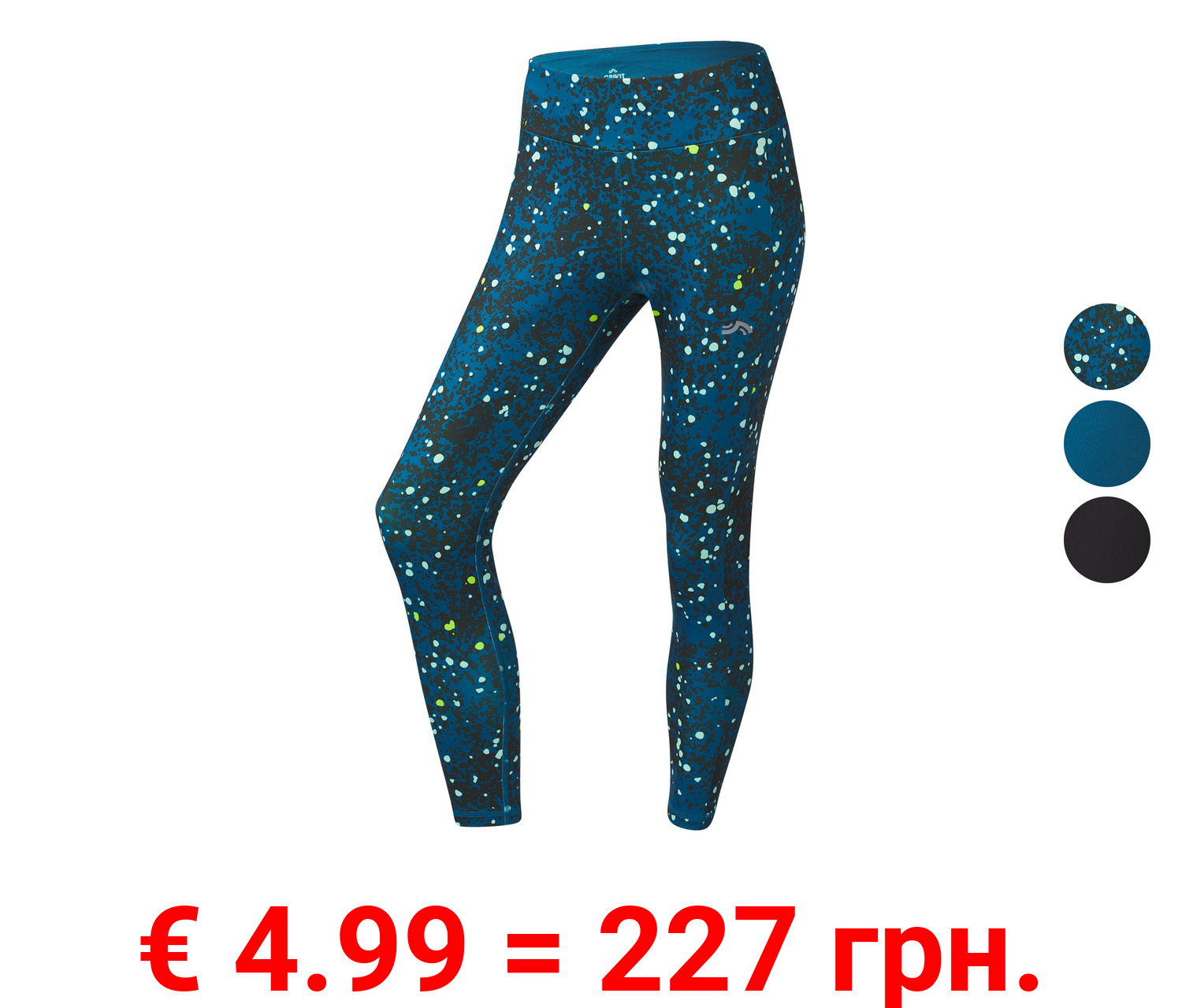 CRIVIT Damen Funktionstights, schnelltrocknend