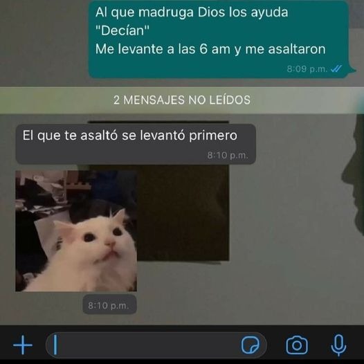 Al que madruga Dios le ayuda