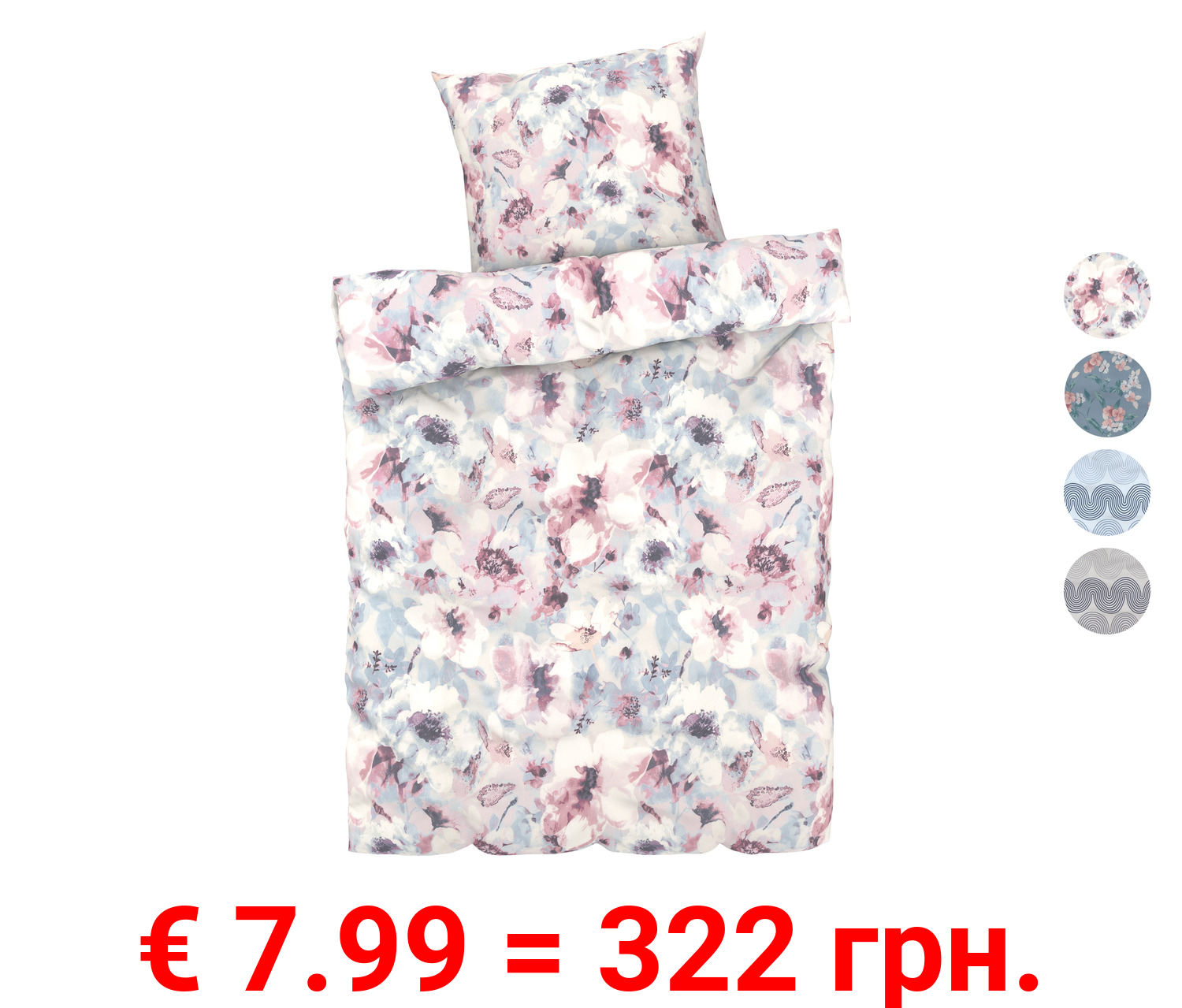 LIVARNO home Renforcé Bettwäsche, 135 x 200 cm