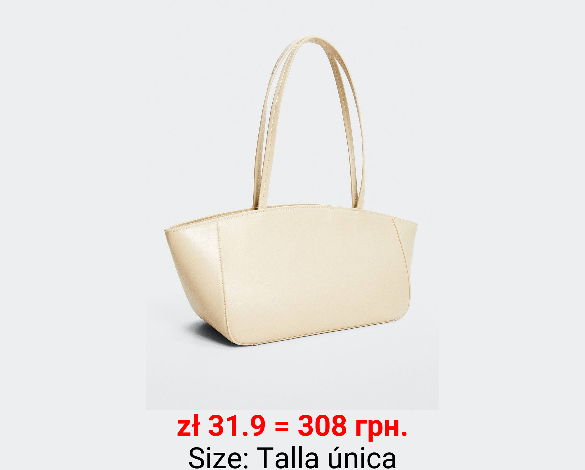 Bolso alargado doble asa