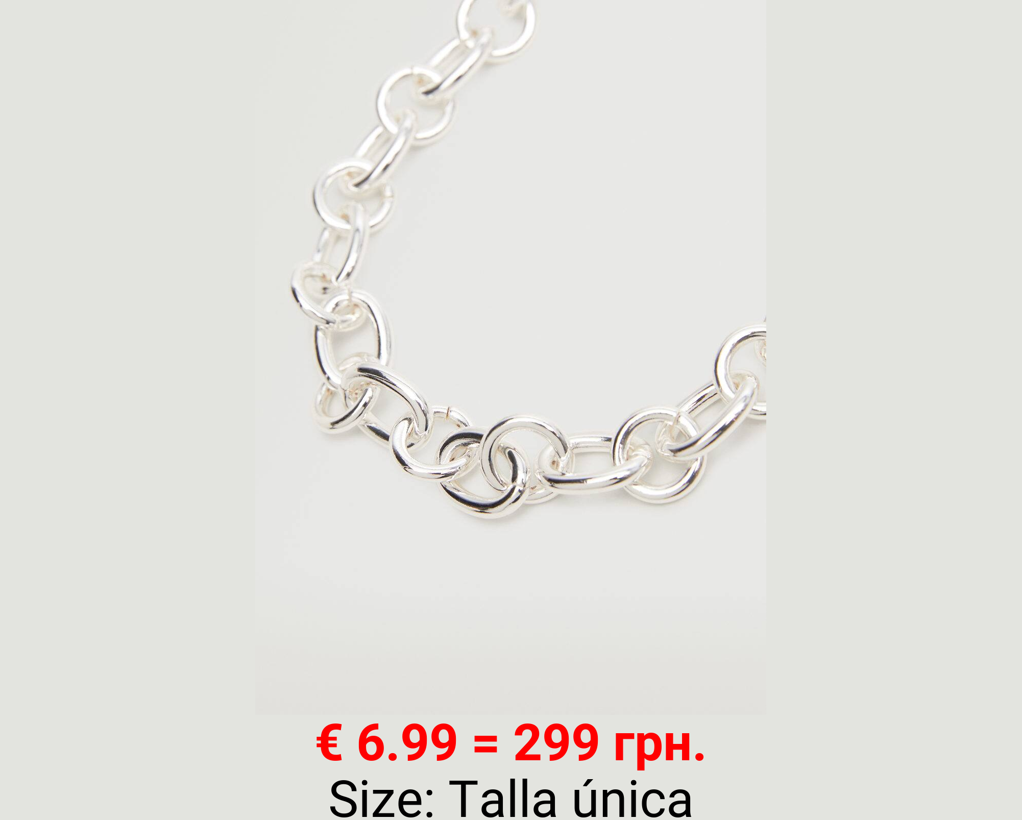 Collar cadena abalorios