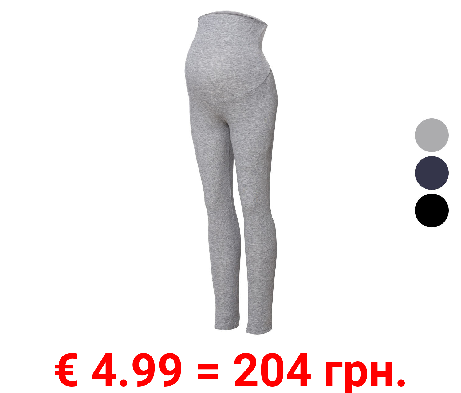 esmara Damen Umstands-Leggings, mit weichem, elastischem Bund