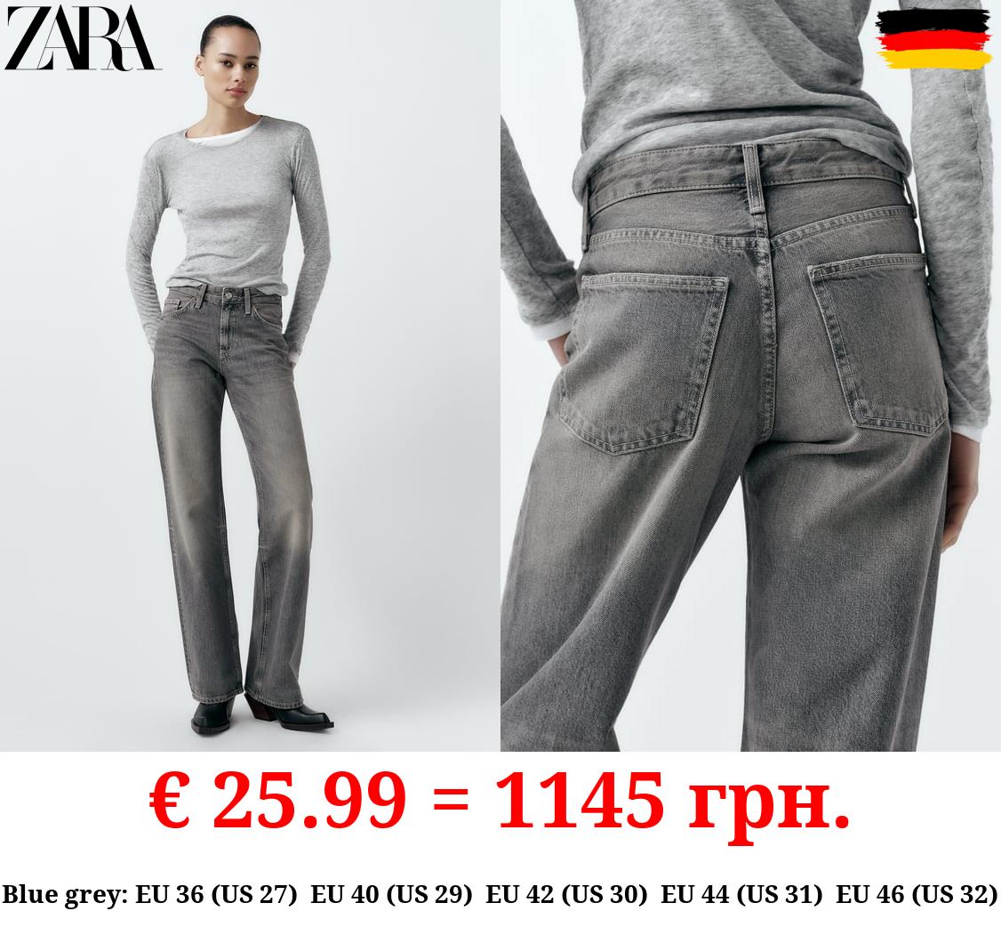 TRF WIDE-LEG MID-RISE FULL LENGTH JEANS