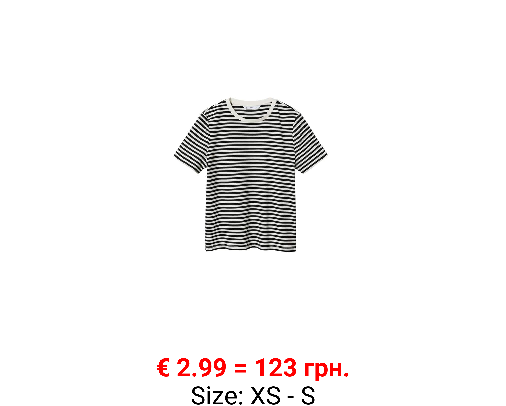 Camiseta algodón rayas